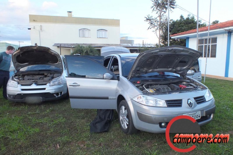 Veiculo preparado para o contrabando. Foto: www.campoere_1.com