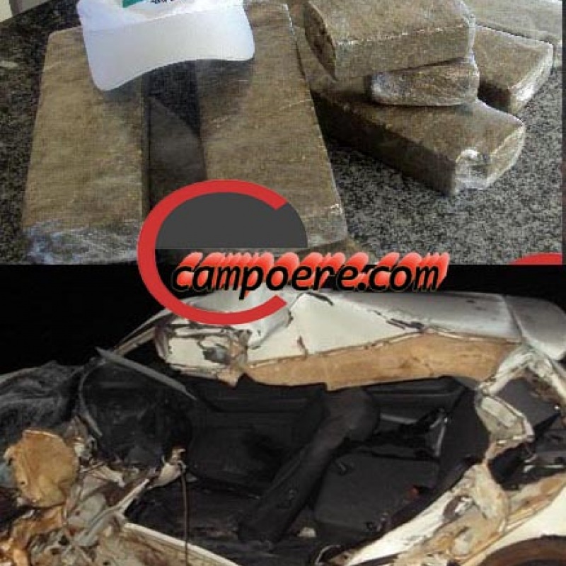 Apreensão e acidente em Ab Luz. foto montagem www.campoere_1.com