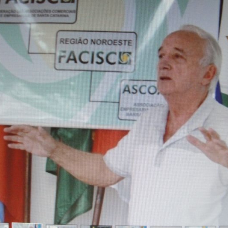 Stringhini em Campo Erê. Foto: divulgação
