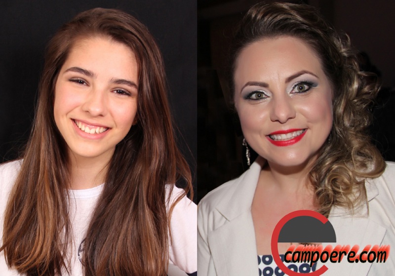 Aluna e professora. Foto: Divulgação