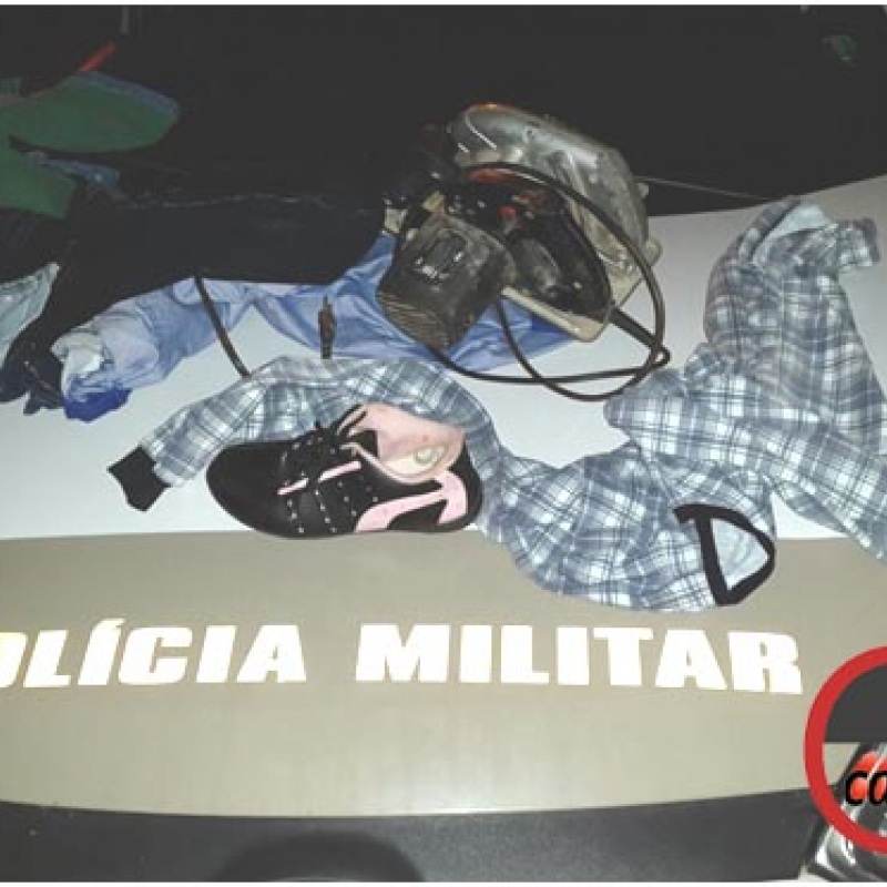 Policia prende ladrão em flagrante