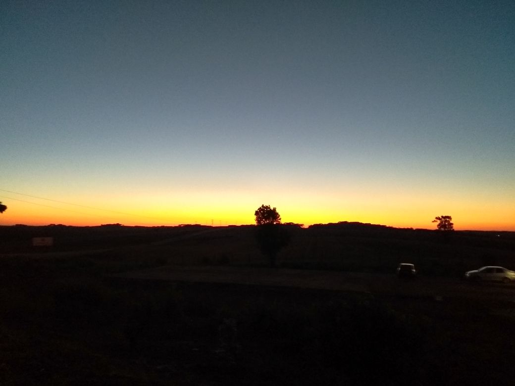 Pôr do sol em Campo Erê