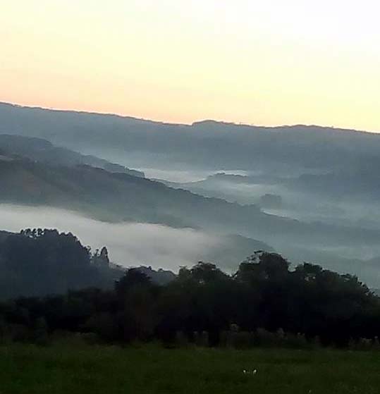 Amanhecer em Santa Terezinha do Progresso SC