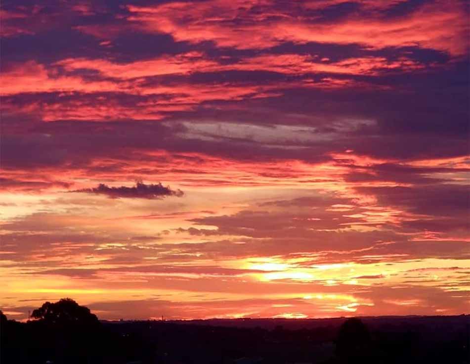 Por do sol em Boituva SP - foto de Noeli Guarda Conradi