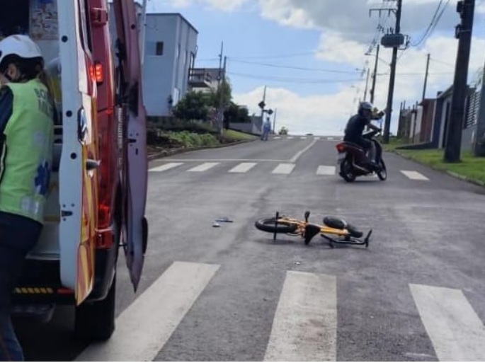 Criança fica em estado grave ao ser atropelada em Quilombo