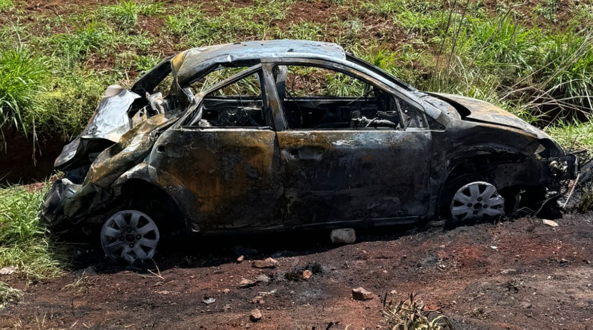 Casal morre em grave acidente na SC-480, em São Domingos