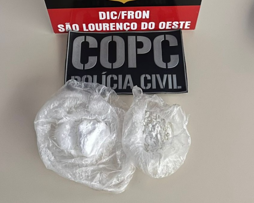 Casal é preso com drogas em Jupiá