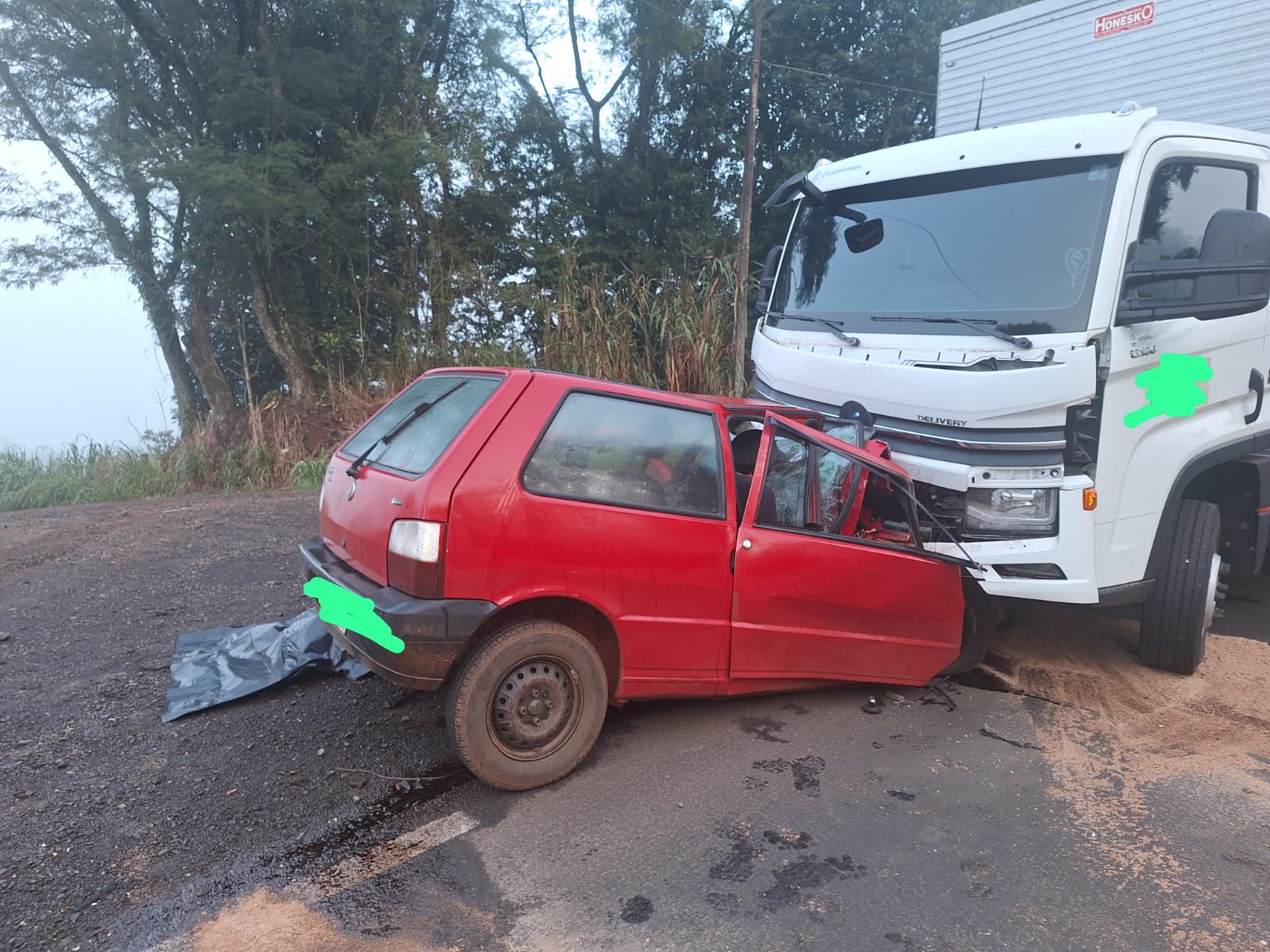 Mais um acidente com vítima fatal na SC-157 em Quilombo