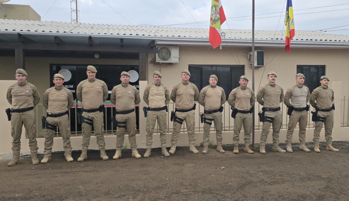 Reunião avalia 1º quadrimestre de atuação da PM em Campo Erê
