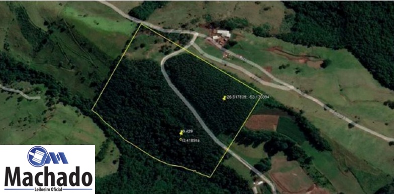 Leilão de imovel localizado na Fazenda Rincão do Burro Branco em Campo Erê/