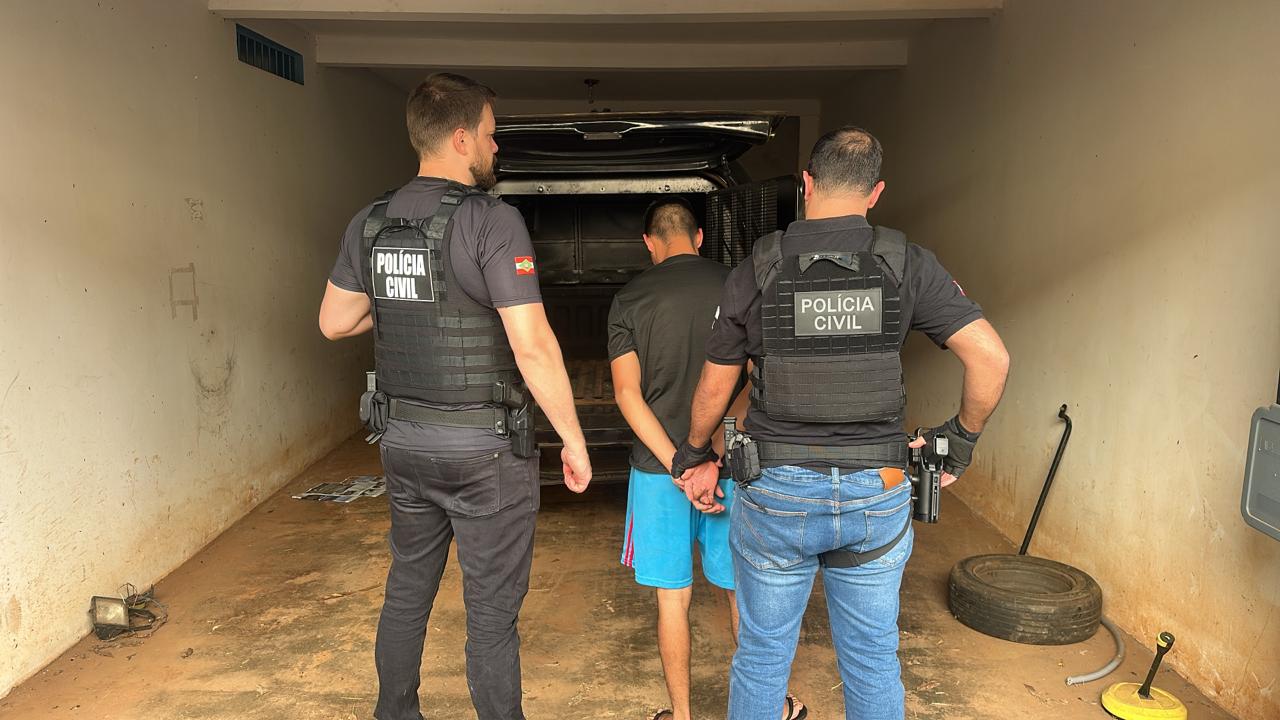 Suspeito de homicídio consumado é preso na Reserva Indígena de Ipuaçu