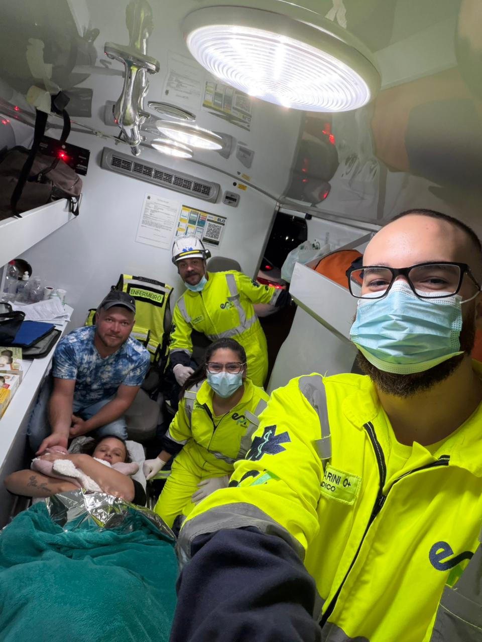Em menos de uma semana, socorristas da EPR realizam dois partos em ambulâncias no Paraná