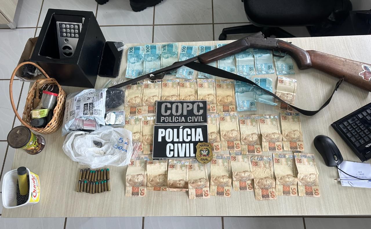 Suspeitos de tráfico de drogas são alvo de operação policial em Balneário de Pratas