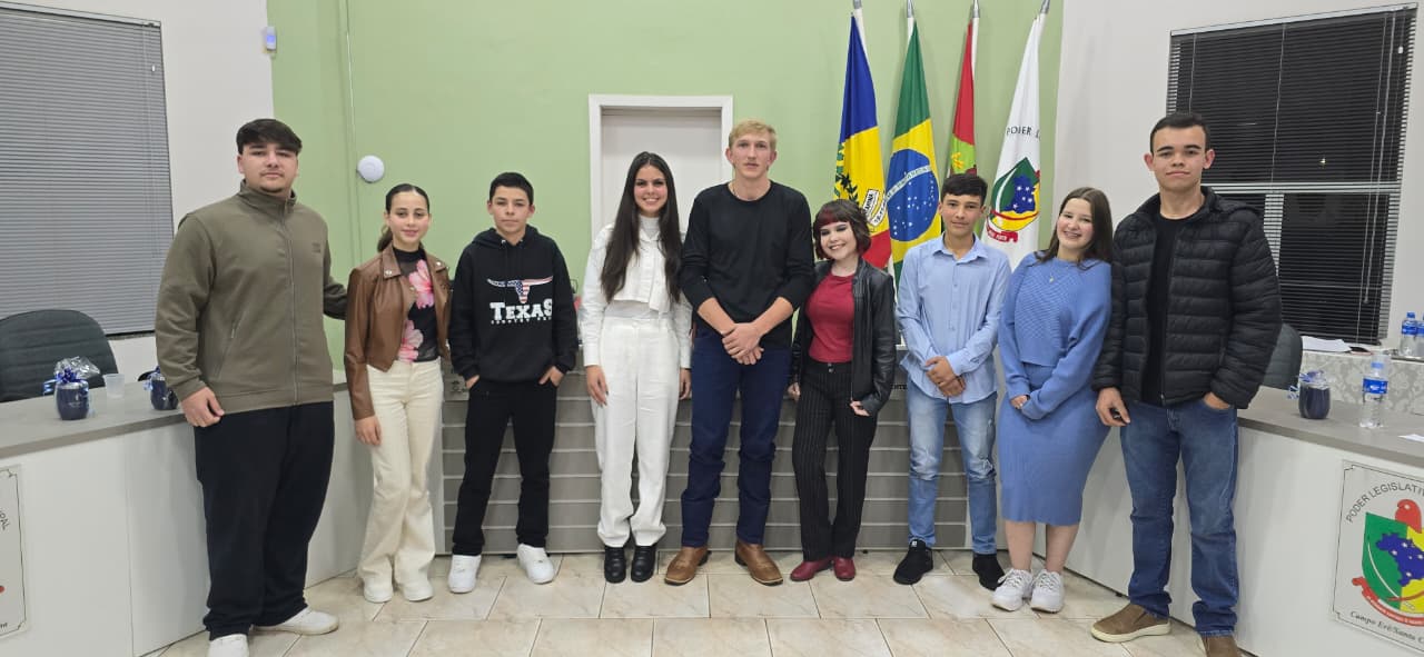 Campo Erê empossa a 2ª Legislatura do Parlamento Jovem