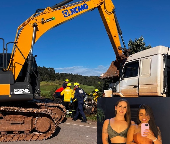 Duas jovens morrem em grave acidente na BR-163 entre São José do Cedro e Guaraciaba