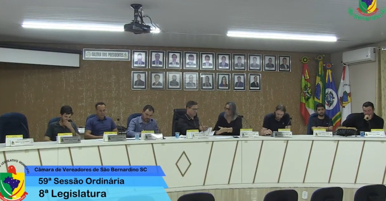 Legislativo de São Bernardino retoma as sessões com pauta extensa de projetos