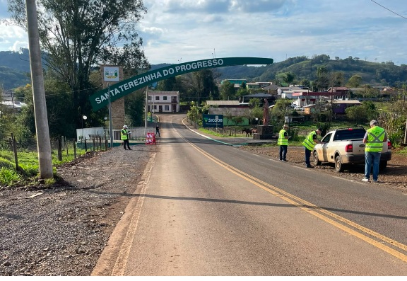 Barreira sanitária é realizada em Santa Terezinha do Progresso e Tigrinhos