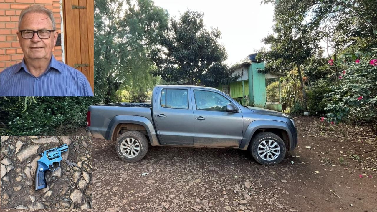 Idoso morre após desentendimento e troca de tiros no interior de Palma Sola