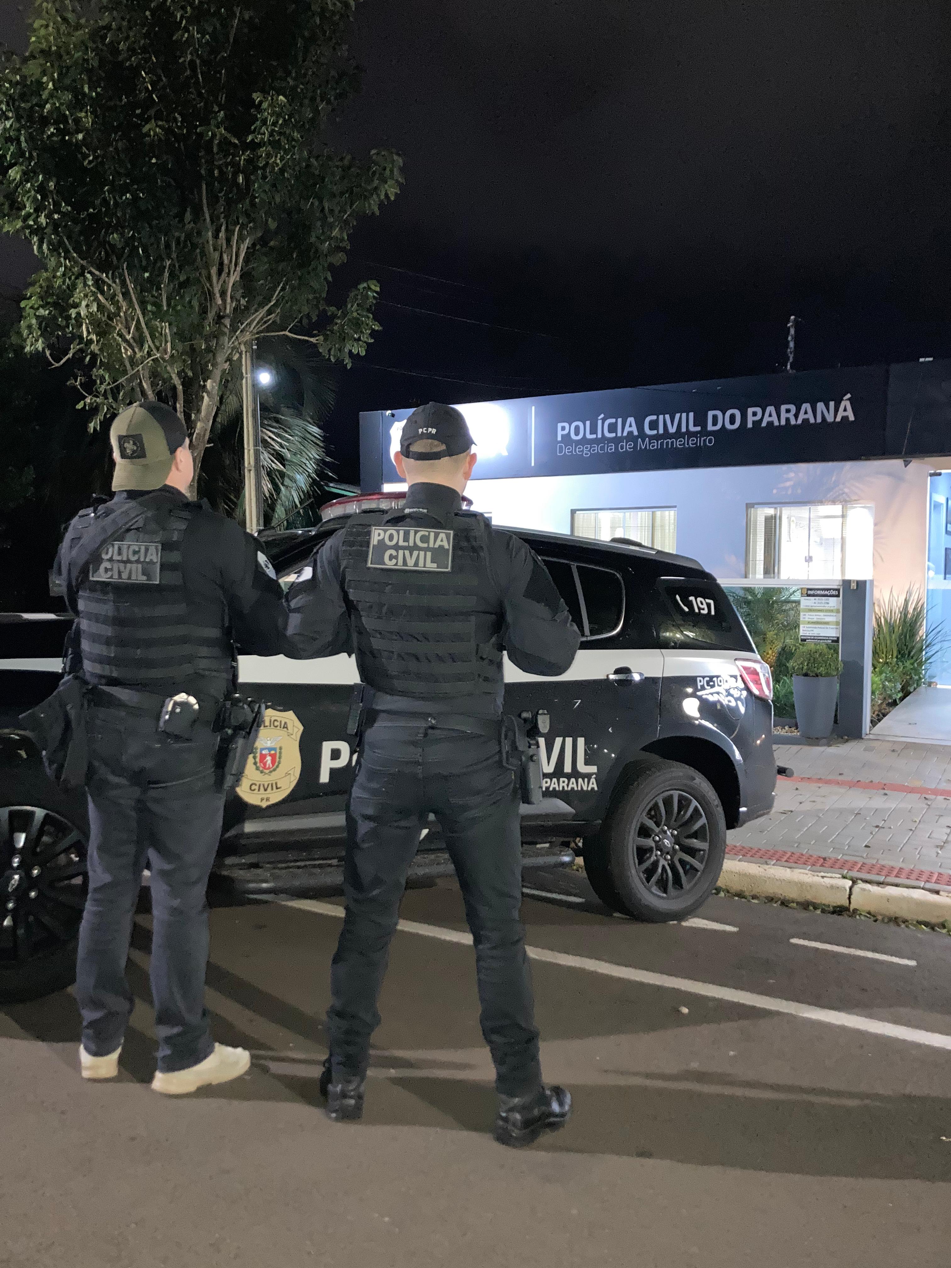 Homem condenado por receptação é preso pela Polícia Civil em Marmeleiro