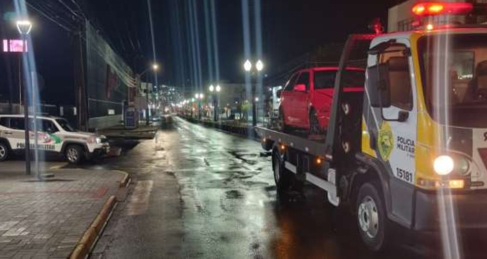 Fuga cinematográfica: motorista foge de abordagem em São Lourenço do Oeste e termina preso em Pato Branco