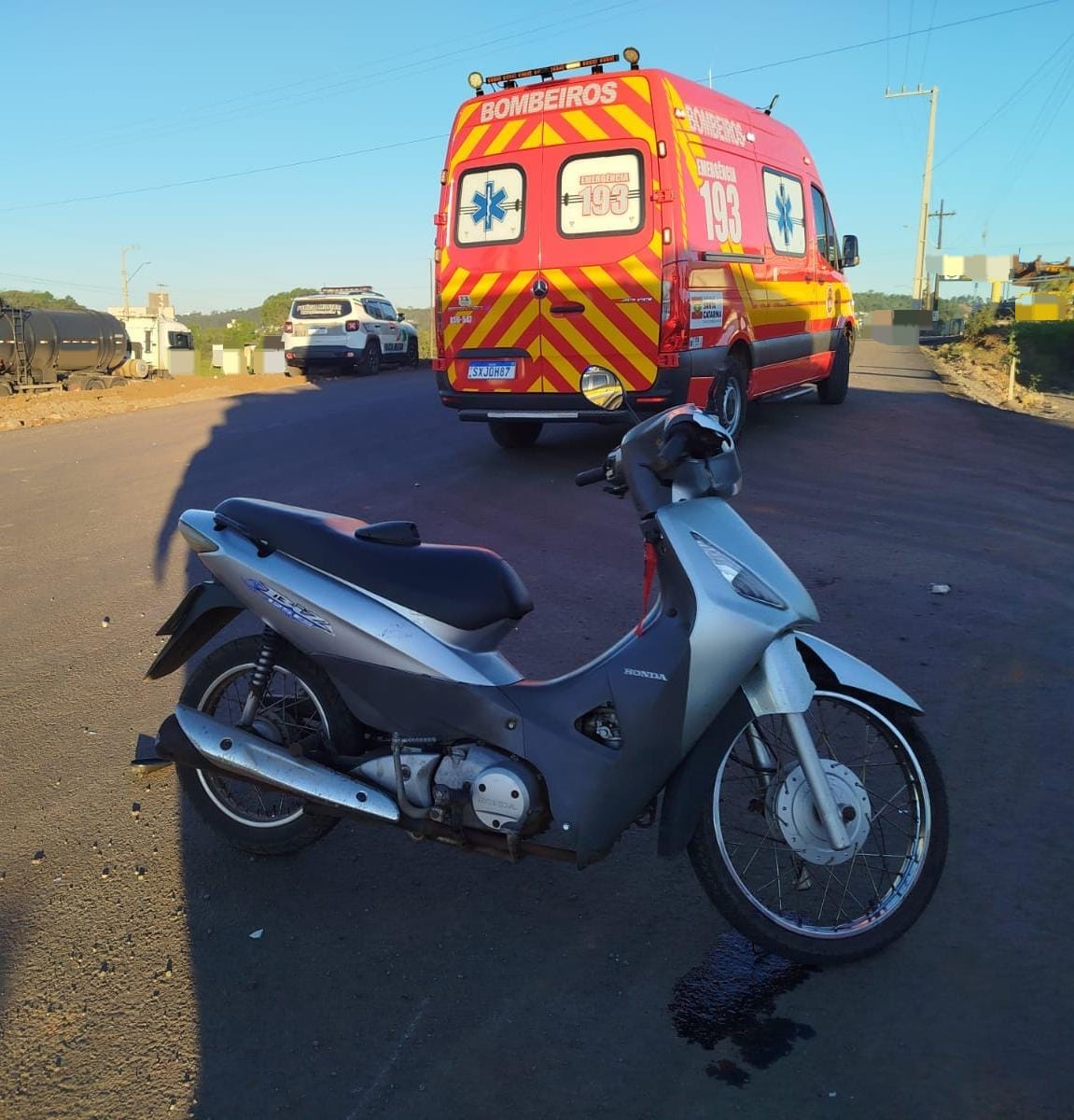 Duas mulheres ficam feridas em acidente envolvendo duas motocicletas na BR-282, em Maravilha