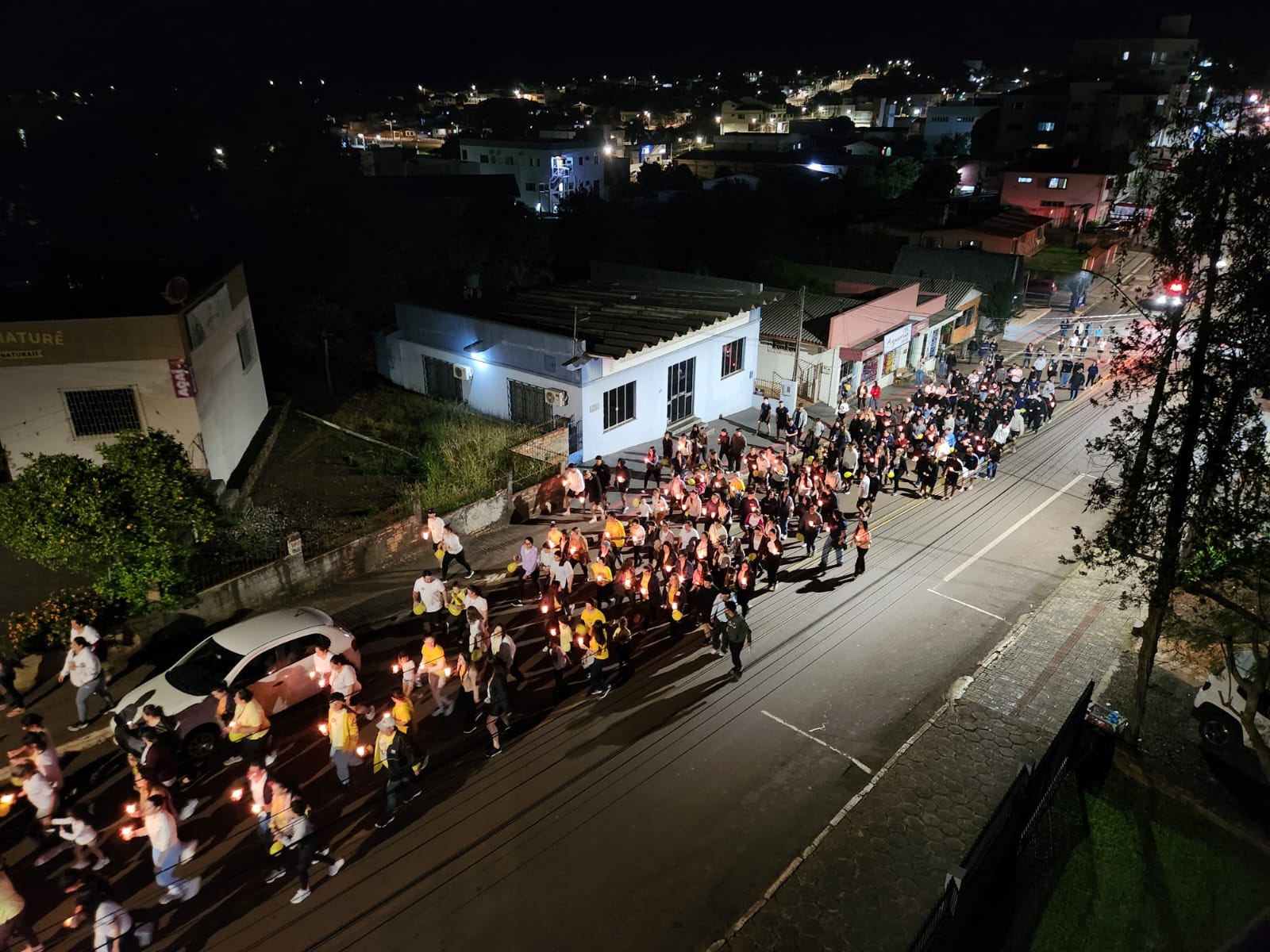 Setembro Amarelo mobiliza comunidade em caminhada de valorização à vida em Campo Erê