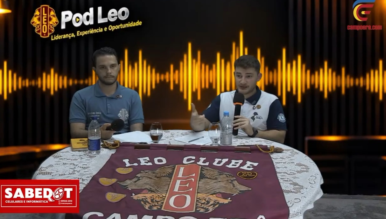 Integrantes do Leo Clube Campo Erê participam de podcast no Portal CampoErê.com