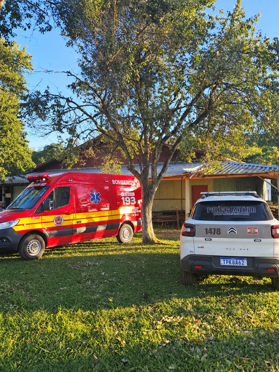 Homem morre após cair de telhado no interior de Quilombo