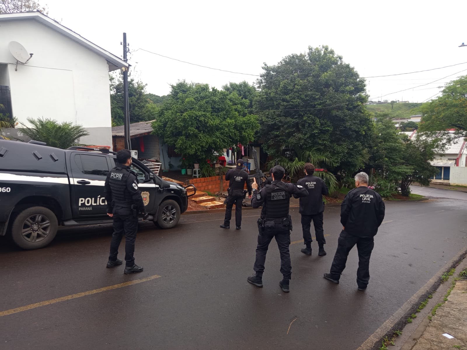 PCPR realiza megaoperação com 215 mandados contra organização criminosa em três estados