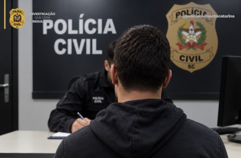 Homem é preso em flagrante por suspeita de falso testemunho em São Miguel do Oeste