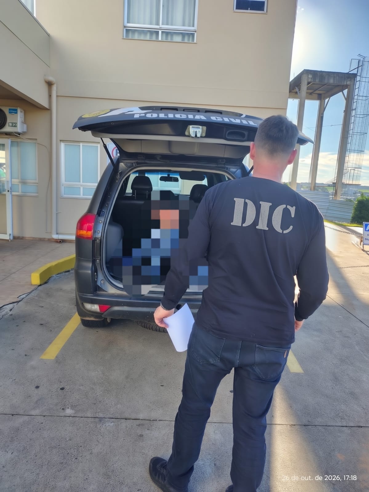 Suspeito de homicídio em Tigrinhos é preso poucas horas após início das investigações