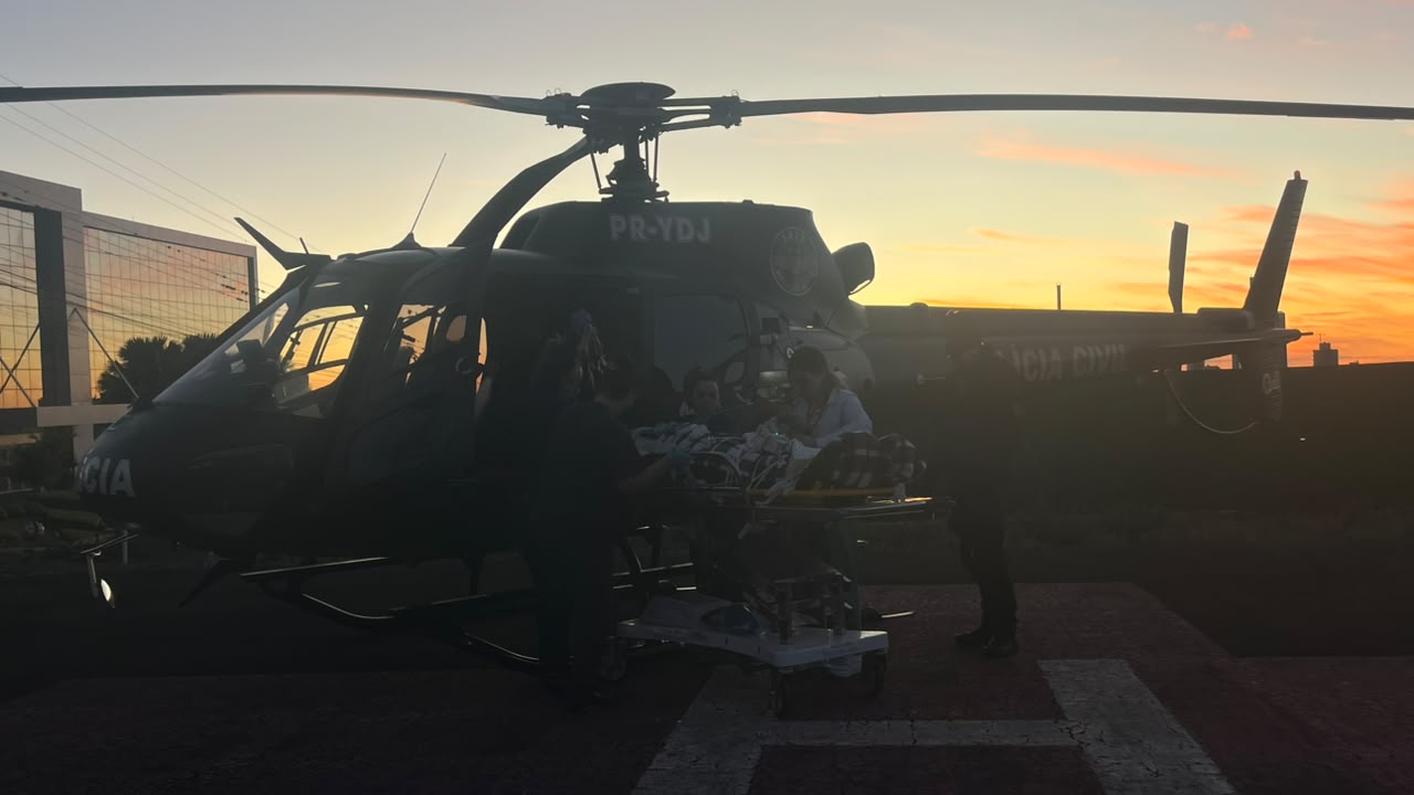 SAER-Fron realiza dois transportes aeromédicos de acidentados em poucas horas na região