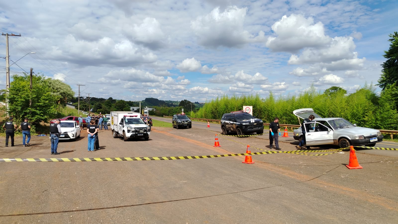 Sobe para sete o número de presos após localização de corpo mutilado em veículo em Marmeleiro
