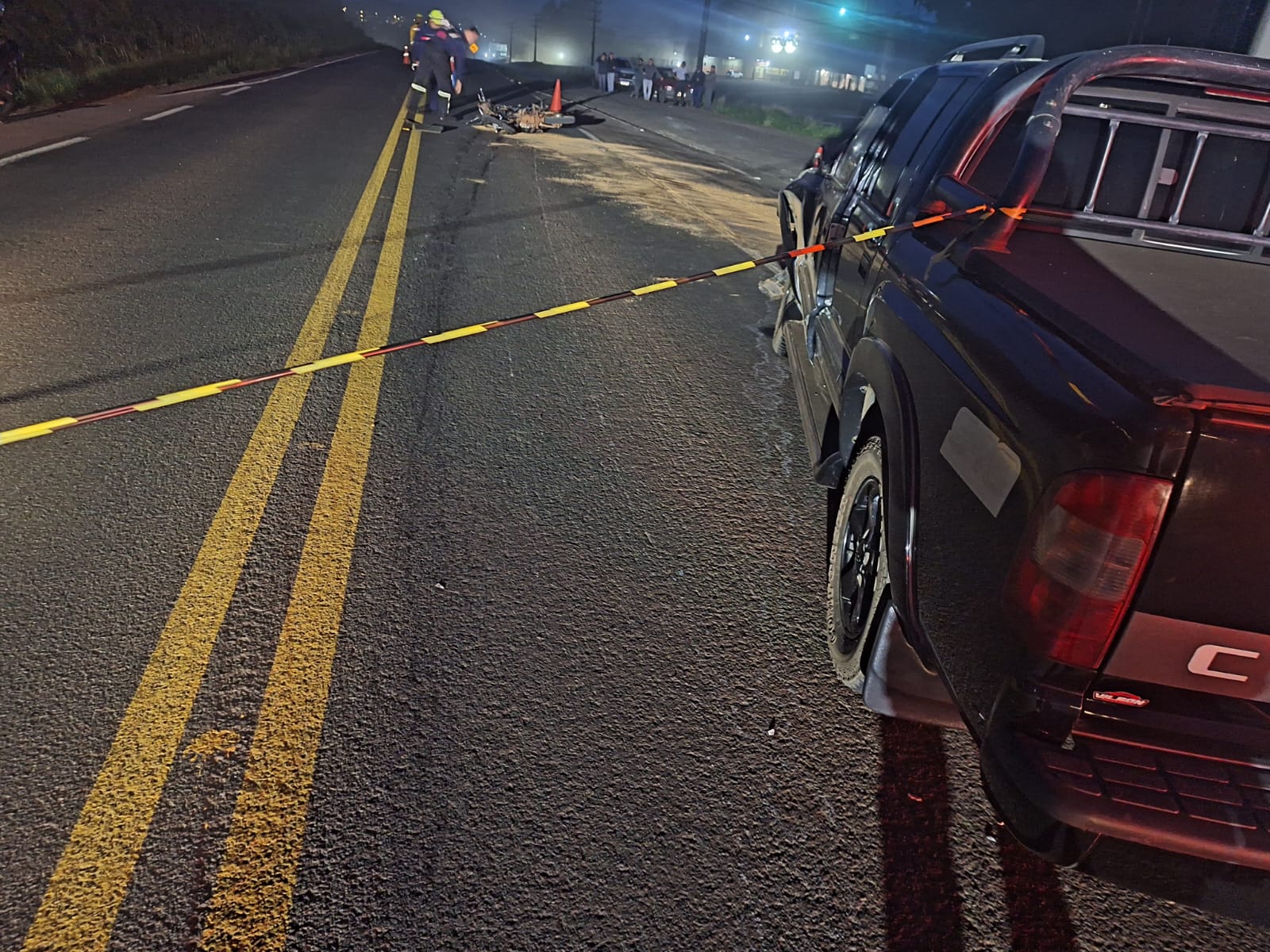Motociclista de 37 anos morre em acidente na SC-480, em Bom Jesus