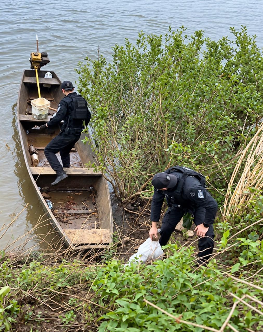 Polícia Civil prende homem por pesca ilegal no rio Uruguai, em Mondai